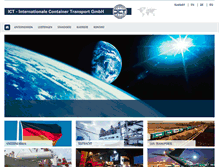 Tablet Screenshot of ict-cargo.com
